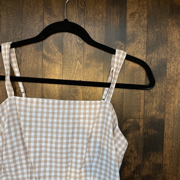 BROWN Abercrombie and Finch Wide Strap Mini Dress - Picture 11 of 14